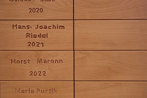 Bürgerpreis Ehrentafel